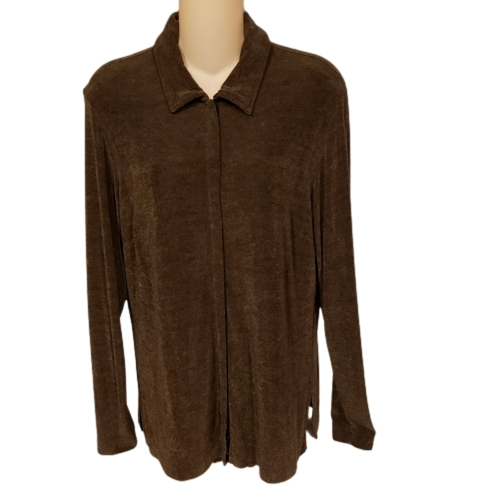 2 Chico's Travelers Size 1 Items -  Tops Jackets - Picture 2 of 16